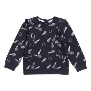 ✨NEW Miles The Label Ruffle Bowling Sweatshirt 4T